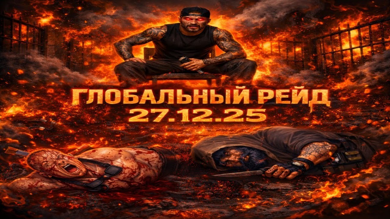 ТЮРЯГА ТГ - ГЛОБАЛЬНЫЙ РЕЙД 27.12.25, БОЛЕЕ 100ККК+ УРОНА!