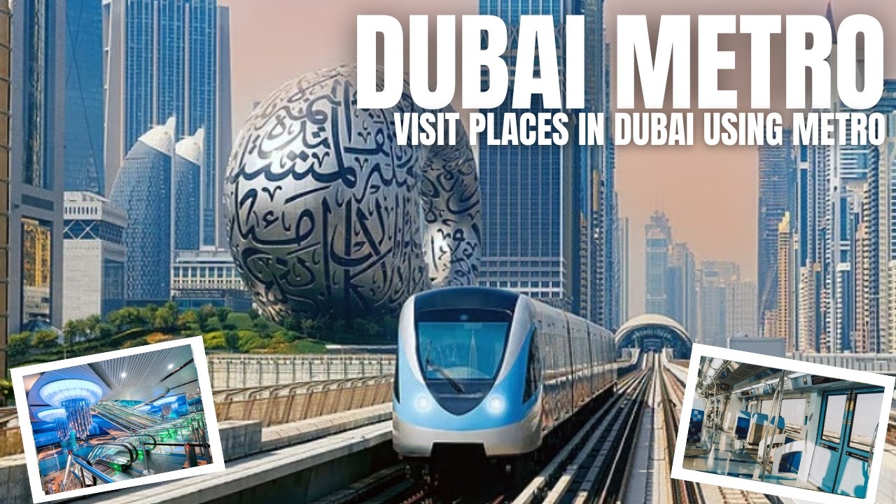Dubai Metro Vlog | Riding Dubai Metro for the First Time | Route, Experience & Tips