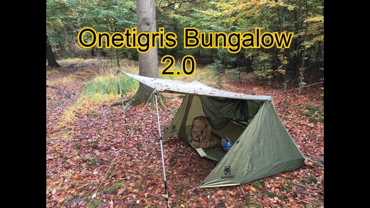 Deutsch onetigris bungalow 2.0  BACKWOODS BUNGALOW Ultralight Super Shelter 2.0