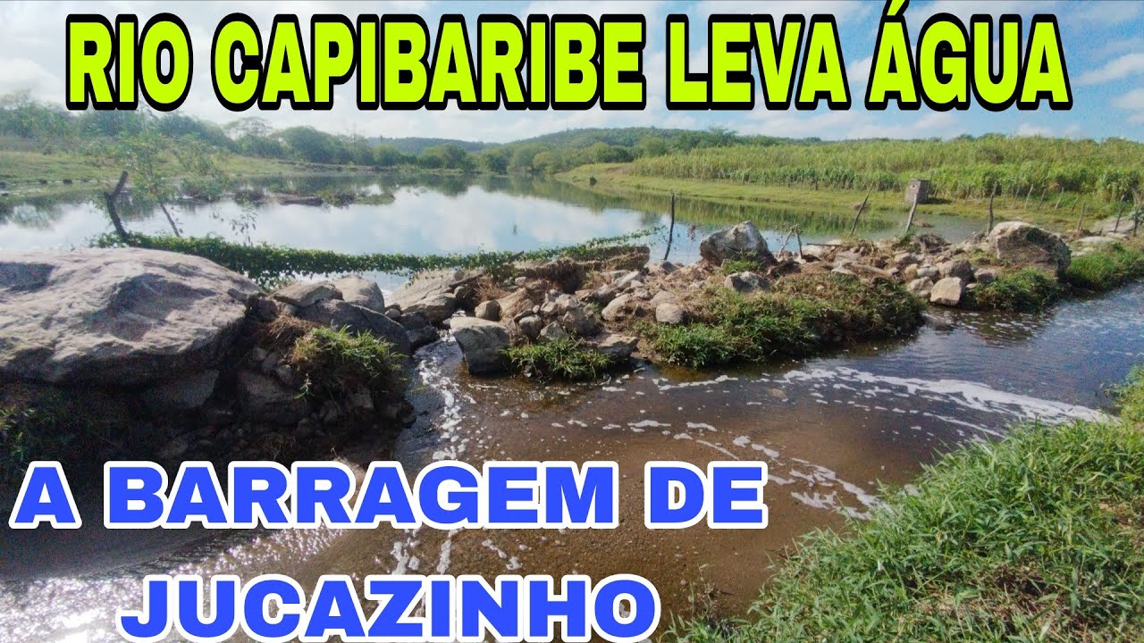 RIO CAPIBARIBE CHEIO CHEGANDO ÁGUA PARA BARRAGEM DE JUCAZINHO 13.03.2026
