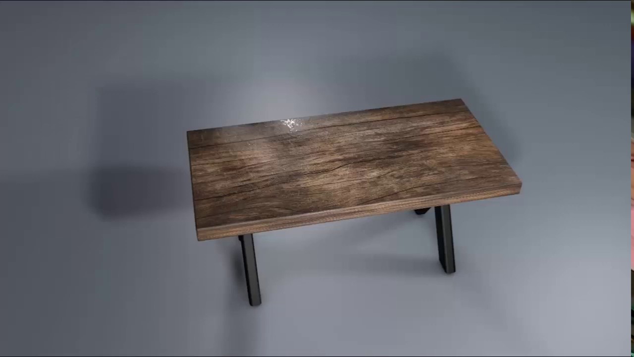 WOOD TABLE IN CINEMA 4D. SO BASIC