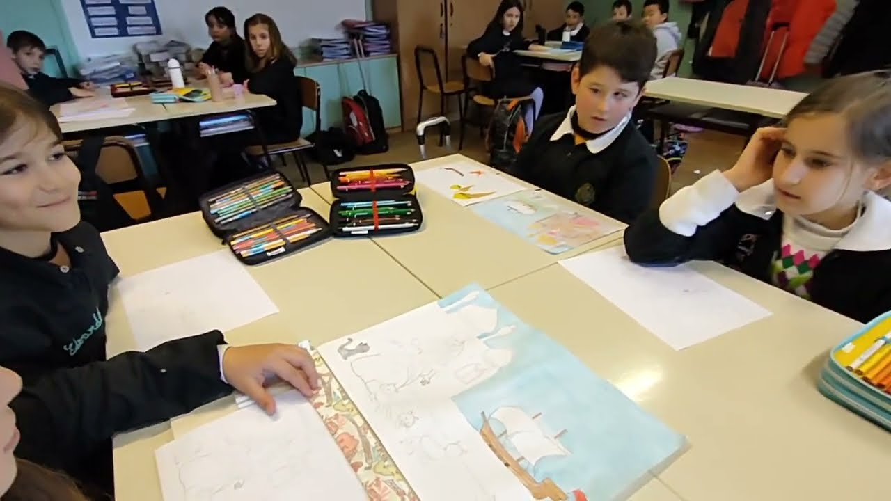 5. I BAMBINI COLORANO I DISEGNI Alfabeto Marco Polo Venezia Istanbul