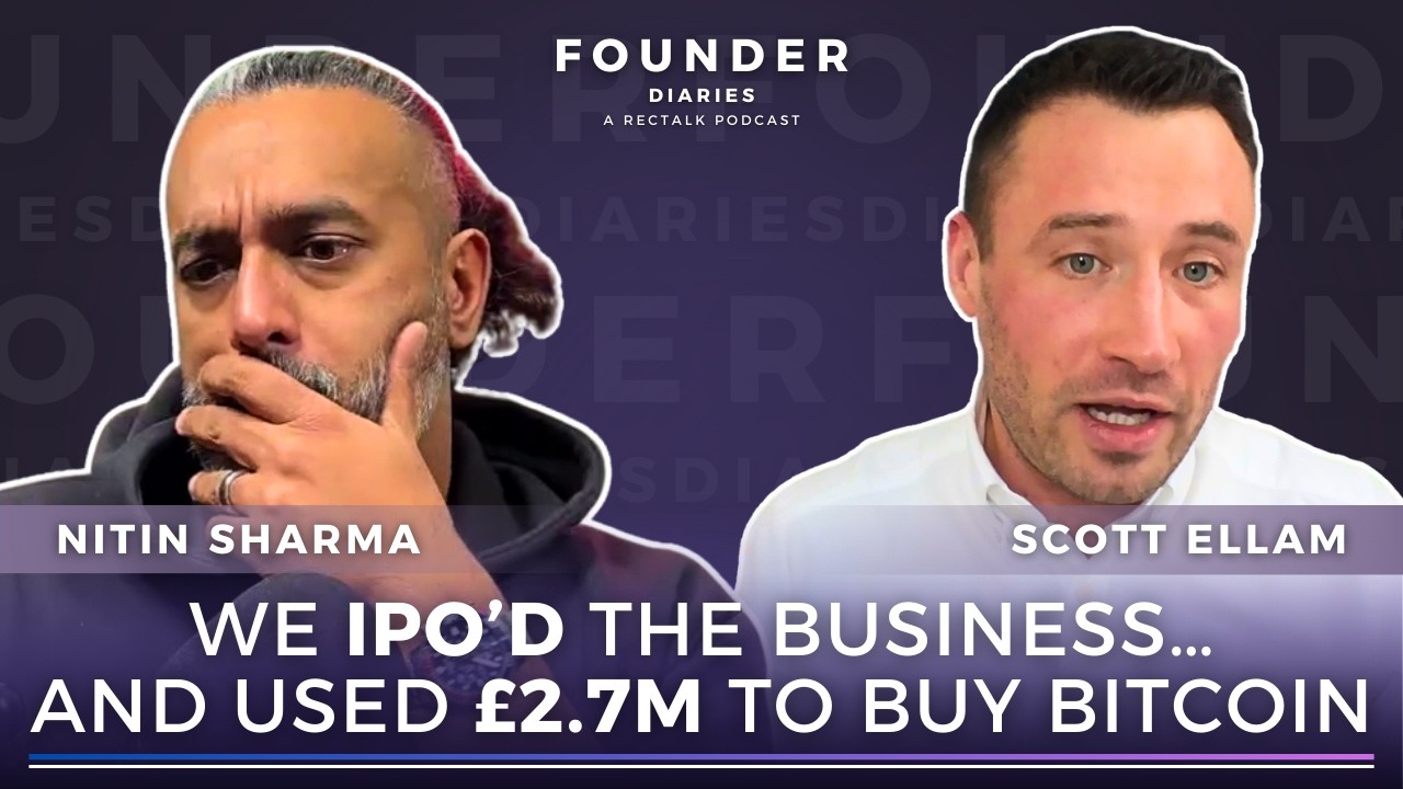 FOUNDER DIARIES - Scott Ellam on Bitcoin-Backed Recruitment PLCs & Rethinking Treasury Strategy