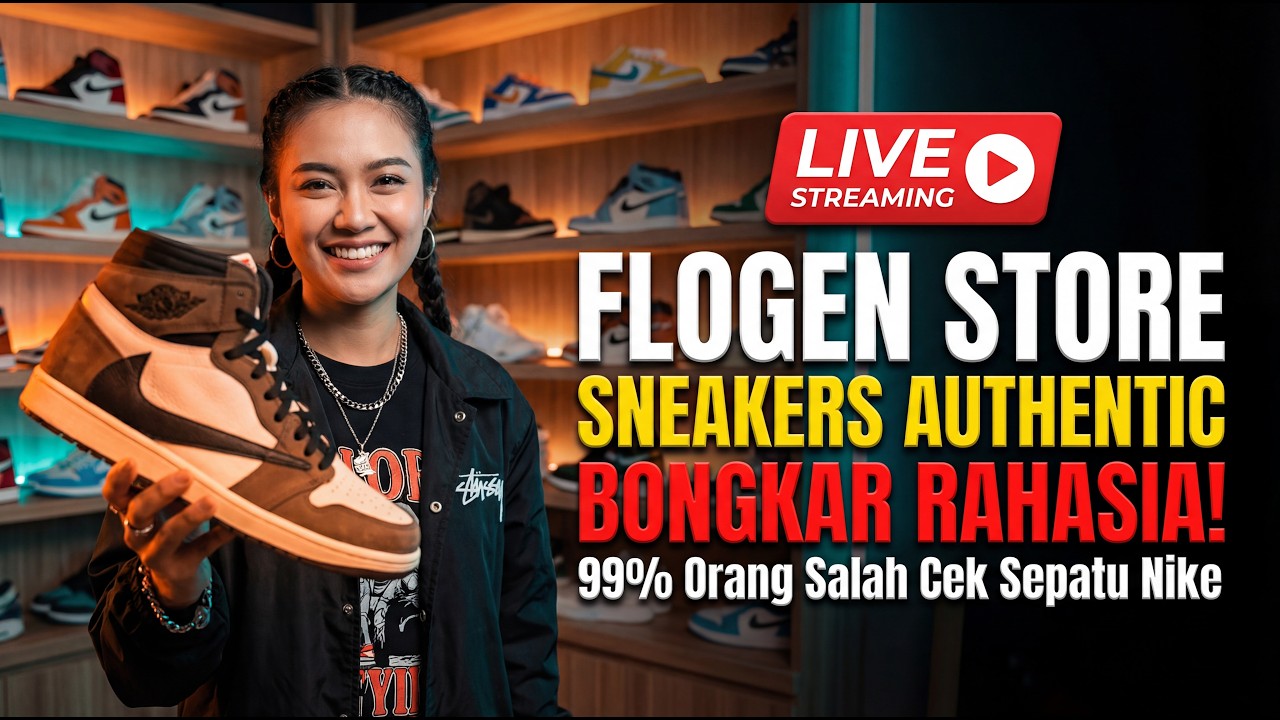 BONGKAR RAHASIA! 😱 99% Orang Salah Cek Nike Asli vs Palsu! Bersama Flogen Store
