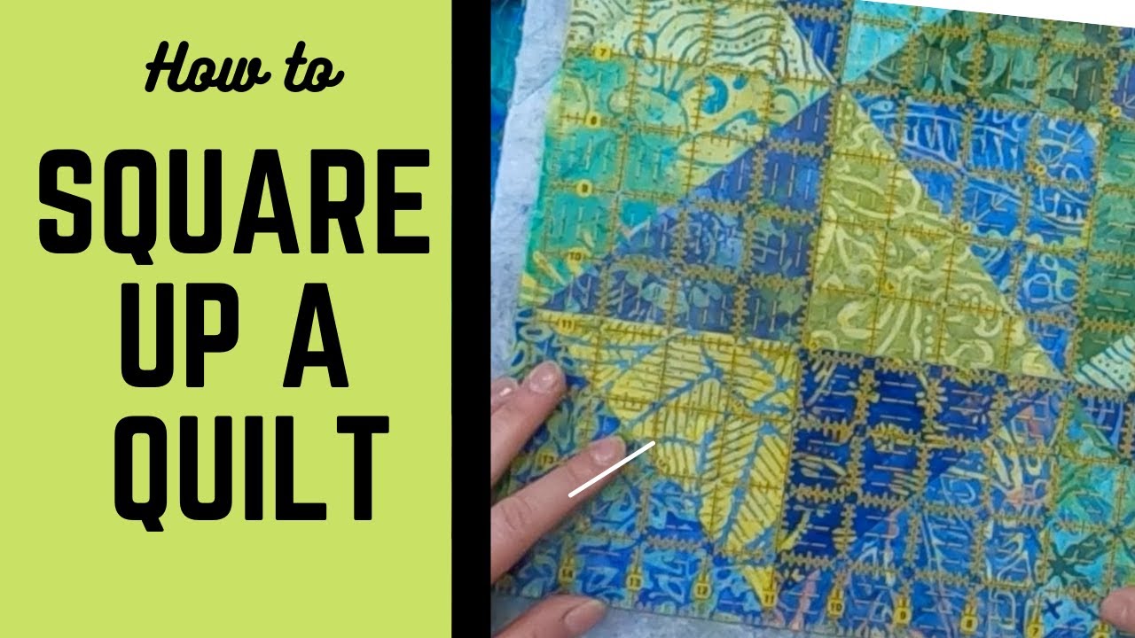 How to Square Up a Quilt || Free Tutorial!
