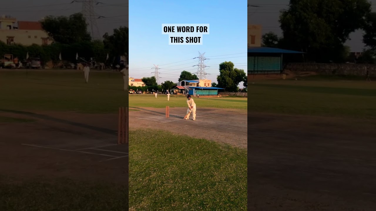Mind blowing shot by CAP Jaipur student (Anas) during open nets