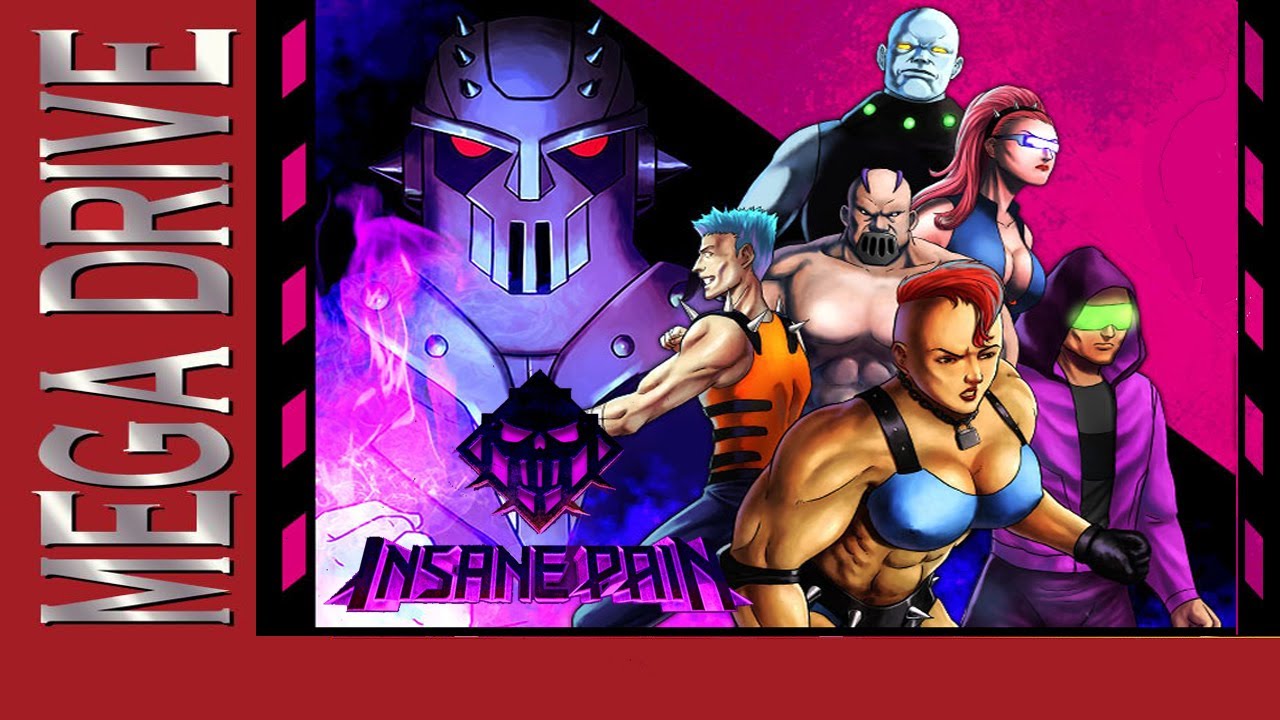 Insane Pain (Homebrew) Mega Drive - Gameplay