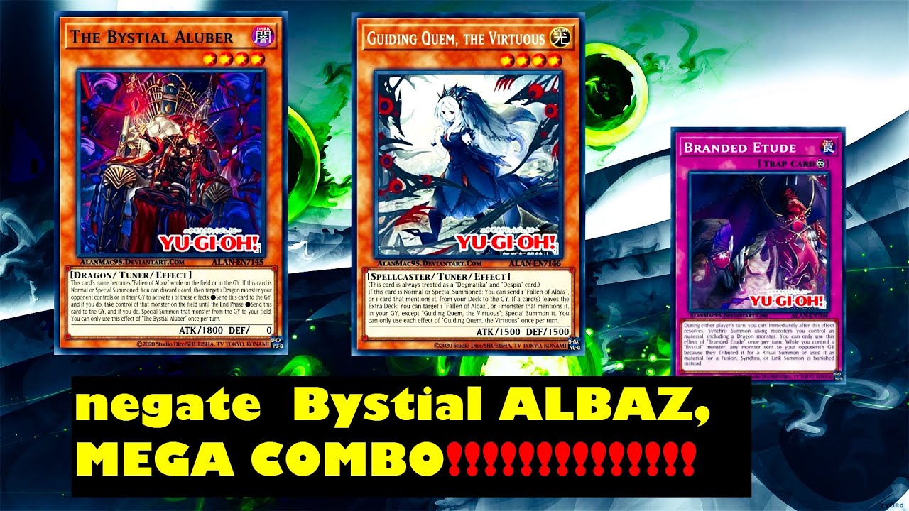 (YGOPRO)BYSTIAL the Virtuous  ALBAZ DECK,Guiding Quem, the Virtuous BEST CARD!! Bystial Aluber,CYAC