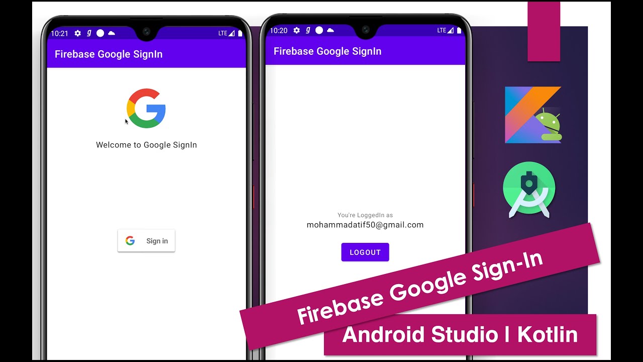 Firebase Google Sign In | Android Studio | Kotlin