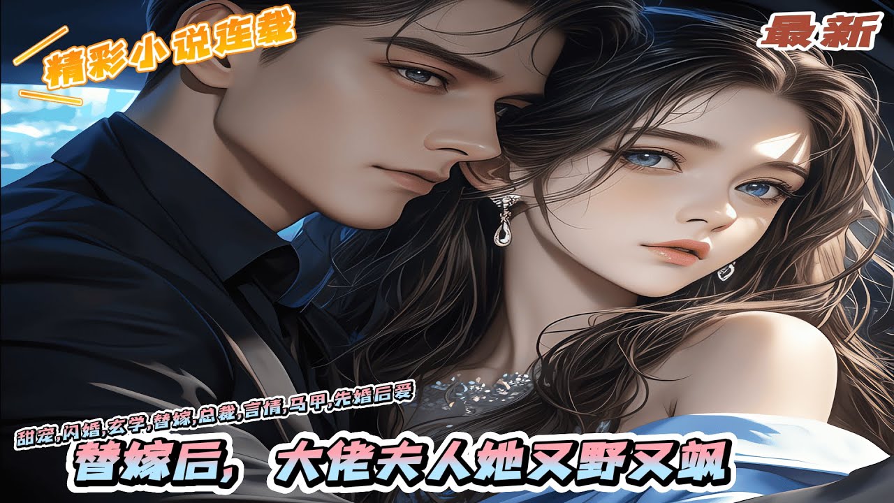 【最新】《替嫁后，大佬夫人她又野又飒》顾家大小姐从灵蒙山被接回来了，一场替嫁，一个是貌丑无盐的粗野土包子，一个是病入膏肓的太子爷，所有人都猜测她能活几天...｜#马甲#千金#离婚后#闪婚#先婚后爱