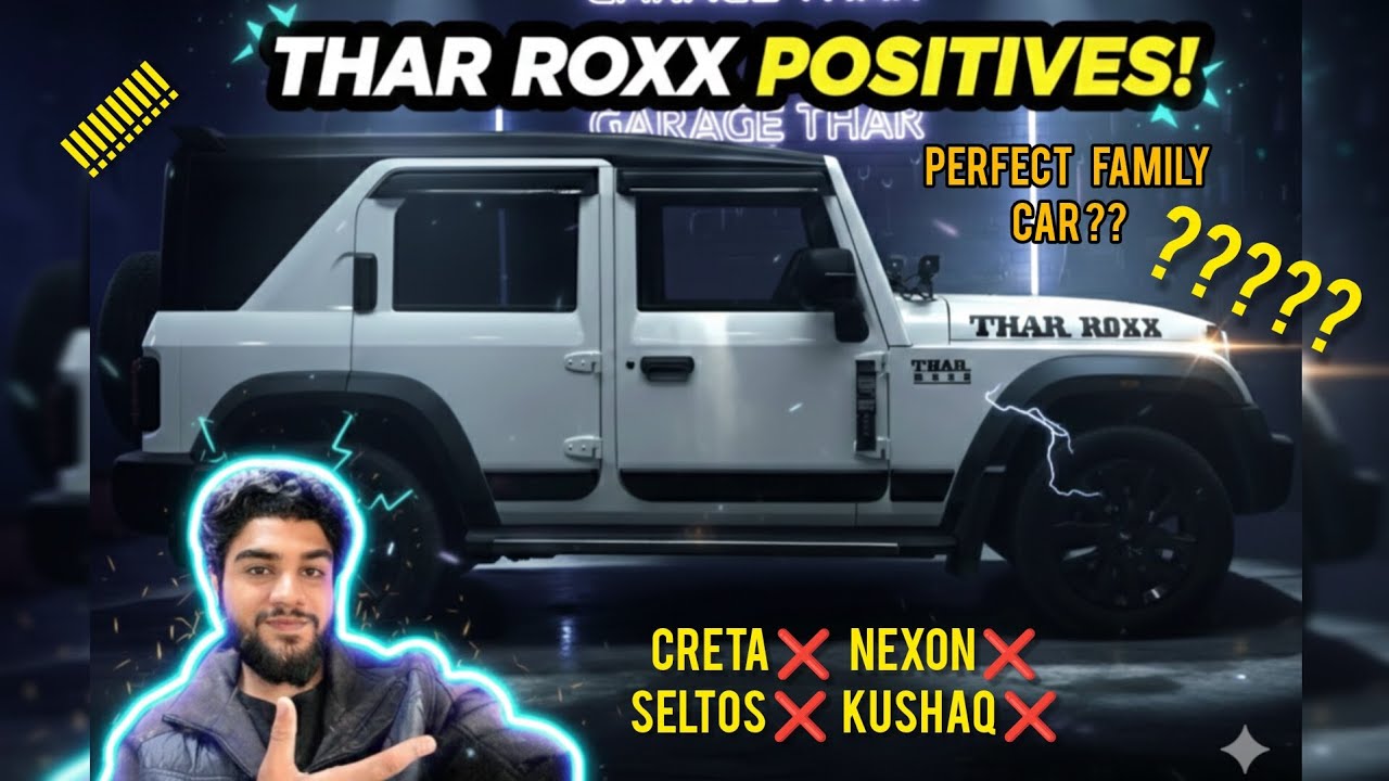 Choosing thar roxx over creta , seltos ?? THAR ROXX AX7L POSITIVES FULL VIDEO!! @MahindraAutomotive