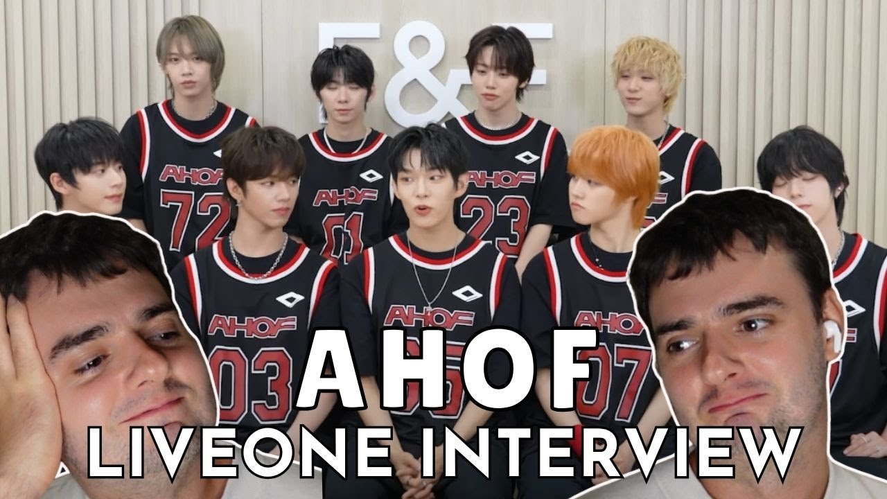 reacting to AHOF – LiveOne Interview | DEBUT JOURNEY 🤩
