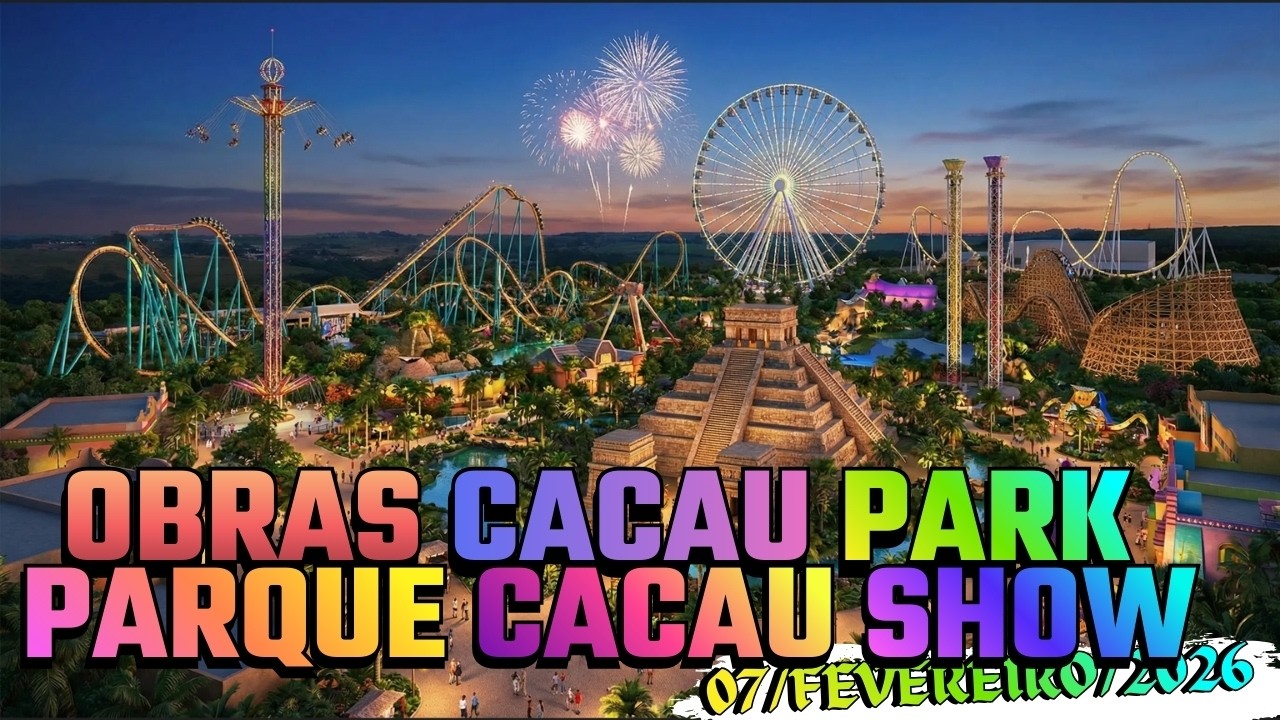 #64 O projeto da CACAU SHOW que está mudando TUDO!! OBRAS DO CACAU PARK