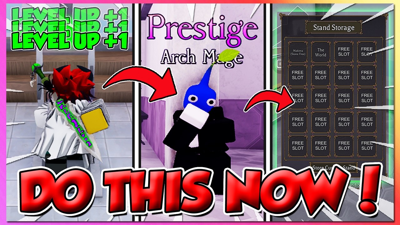 Bizarre Lineage How To Get *FREE* Stand Storage,Prestige Shards,Level Up Fast + Full Guide!