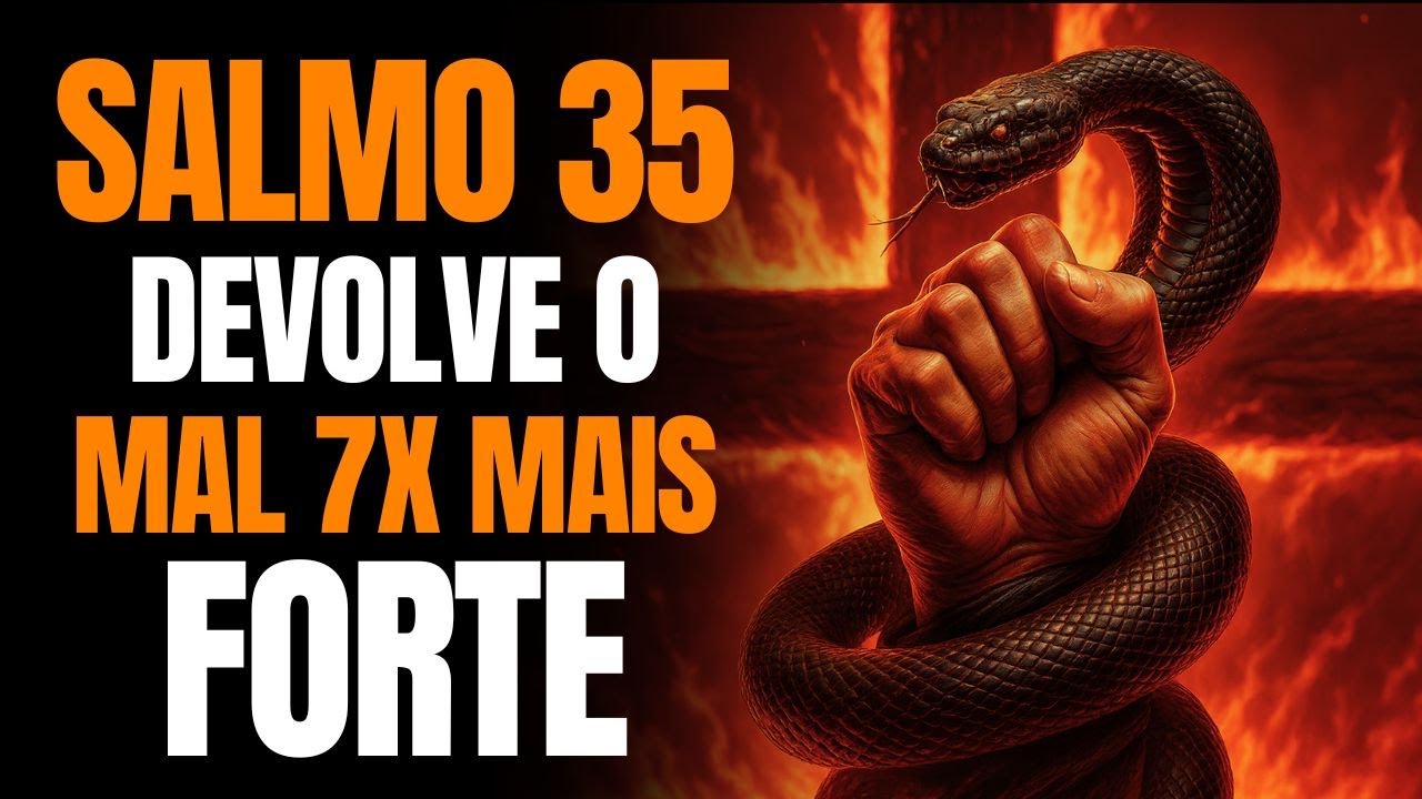 SALMO 35 | DEVOLVE TODA BRUXARIA, VUDU E MAGIA NEGRA 7x MAIS FORTE