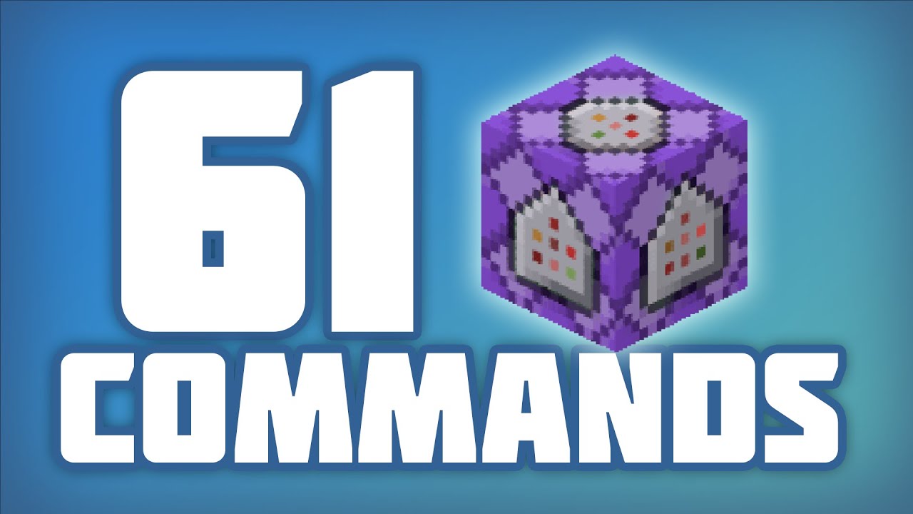 Every Single Command in Minecraft Explained [1.16.5]