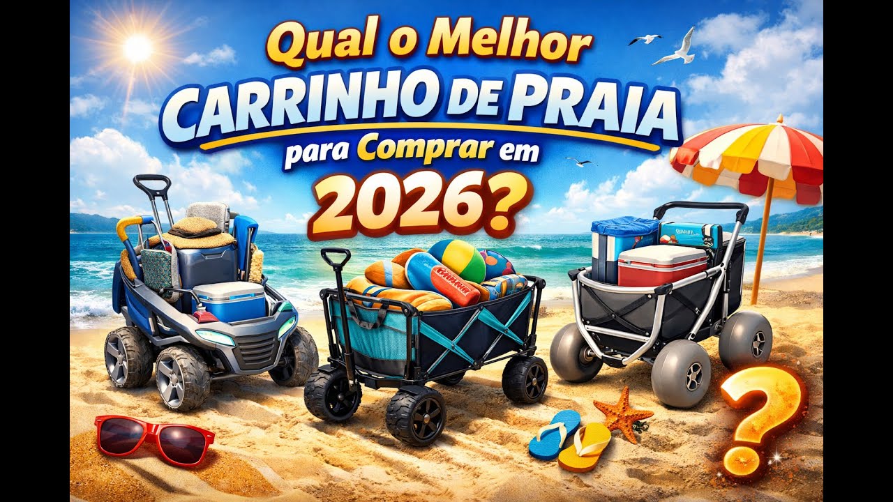 Qual o Melhor Carrinho de Praia para Comprar em 2026