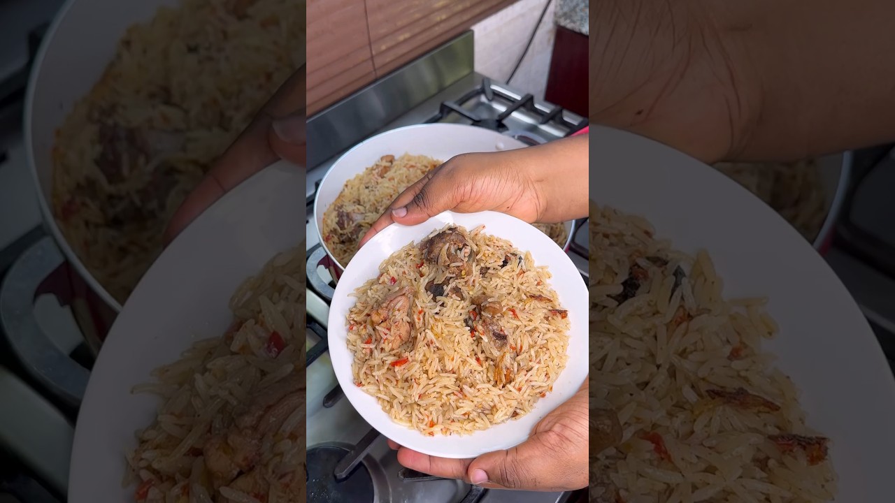 Hilda Baci taught me this coconut rice recipe and it&rsquo;s so delicious. Please like and subscribe