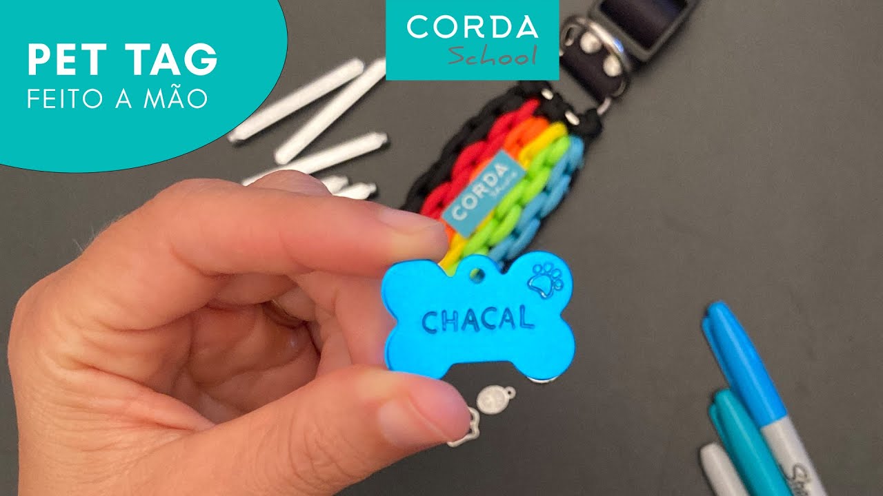 Como fazer PET TAG a mão!