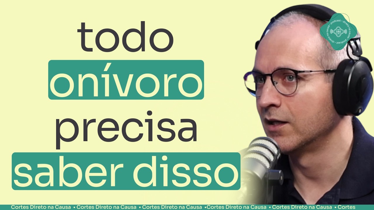 Você precisa SABER DISSO antes de parar de COMER CARNE | Eric Slywitch no Direto na Causa