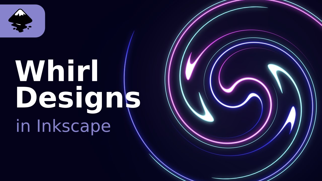 Creating Stunning Whirl Effects in Inkscape (Extremely Versatile!)