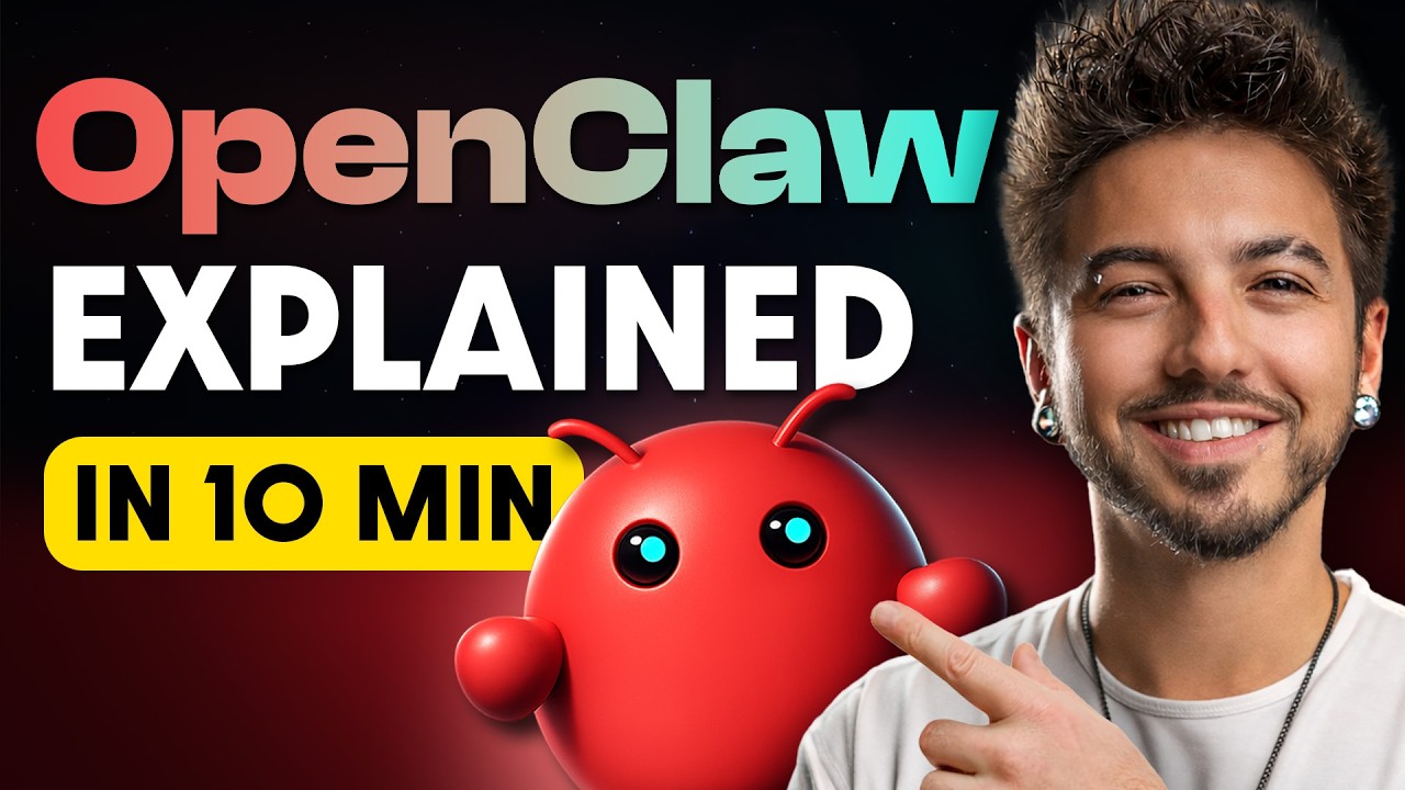 Объяснение OpenClaw за 10 минут (для начинающих рекомендуется сначала посмотреть это видео)