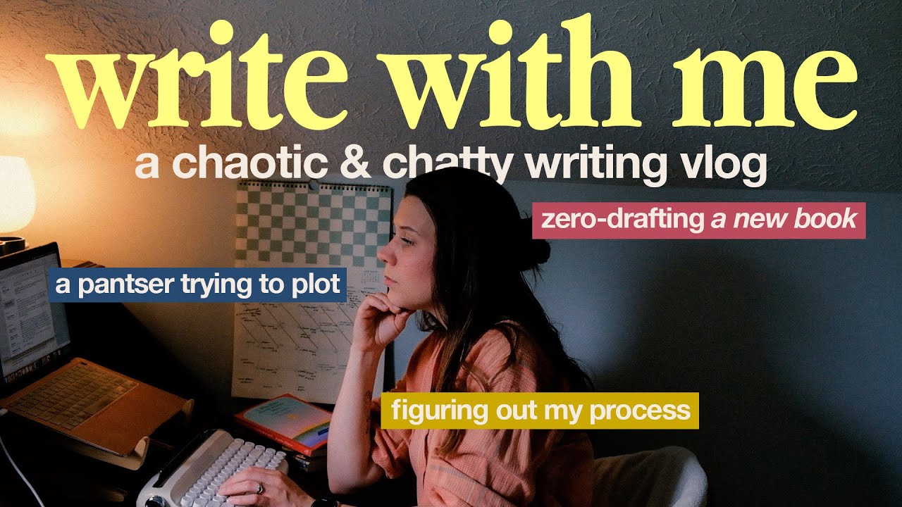 chaotic WRITING VLOG!! 📚 zero-drafting my fantasy novel & figuring out my process