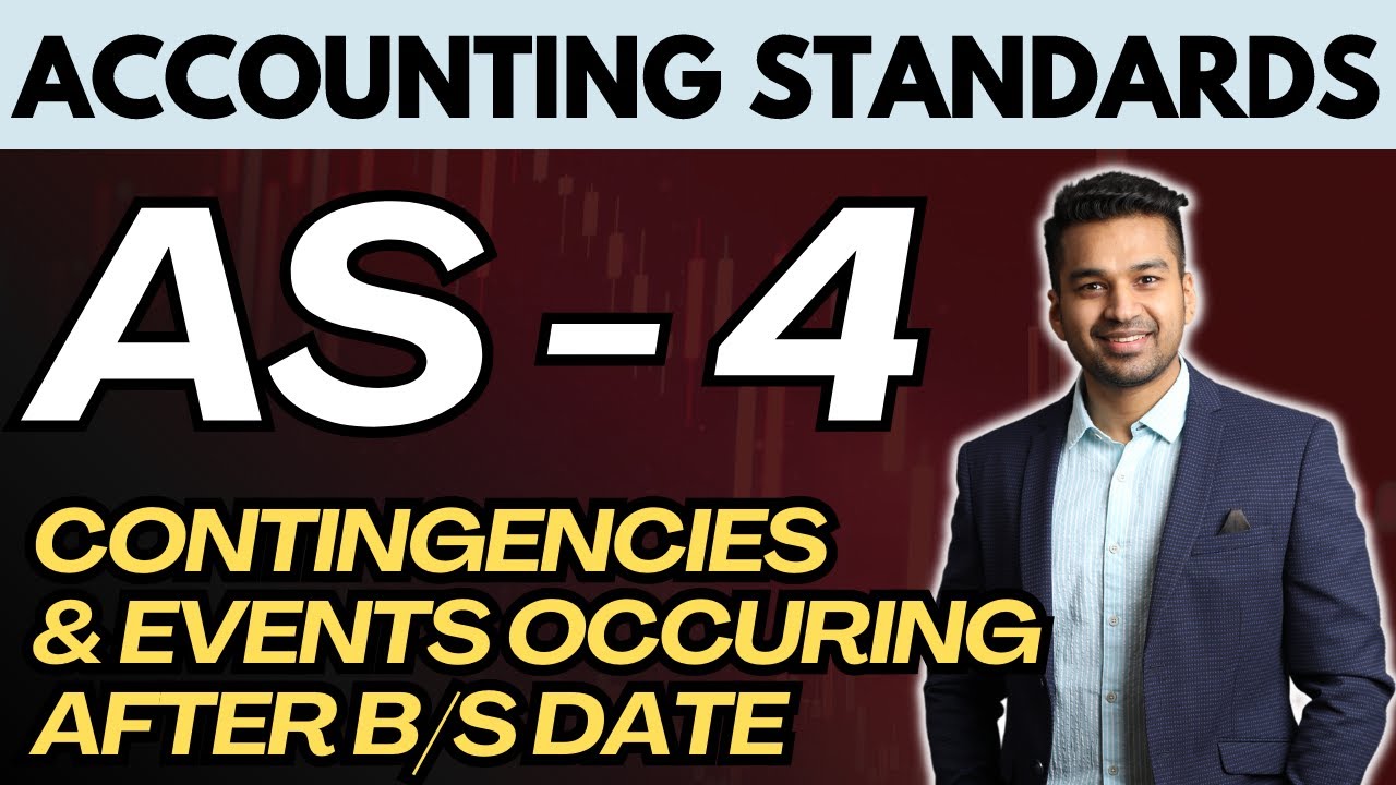 Accounting Standards - 4 | Contingencies & Events occurring after balance sheet date | CA Inter