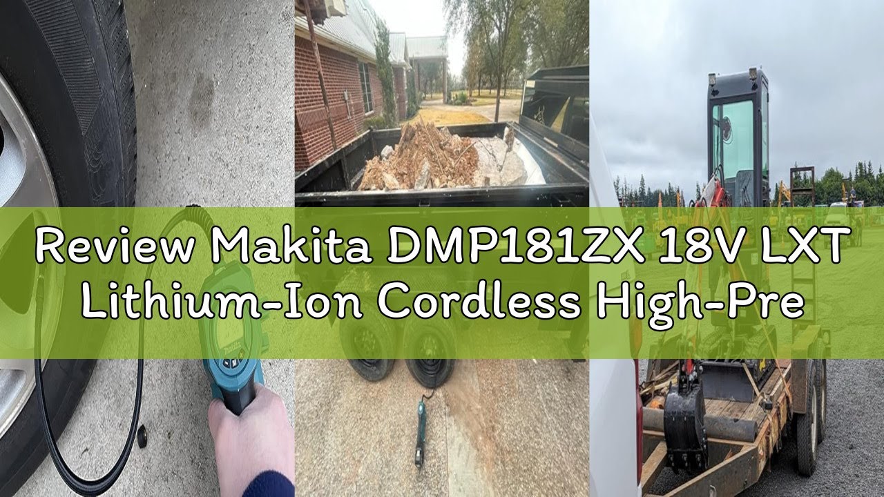 Review Makita DMP181ZX 18V LXT Lithium-Ion Cordless High-Pressure Inflator (Tool Only)