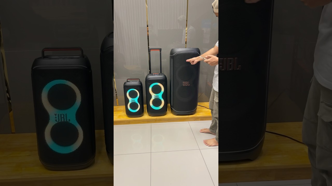 JBL party box ultimate and party box stage 320 & party box club 120