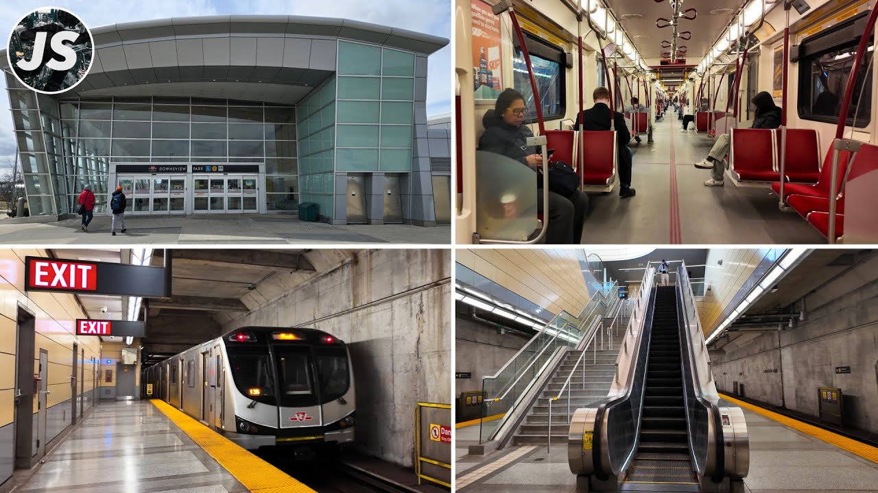 Downsview Park to Sheppard West | Toronto Subway Station Tour & Ride
