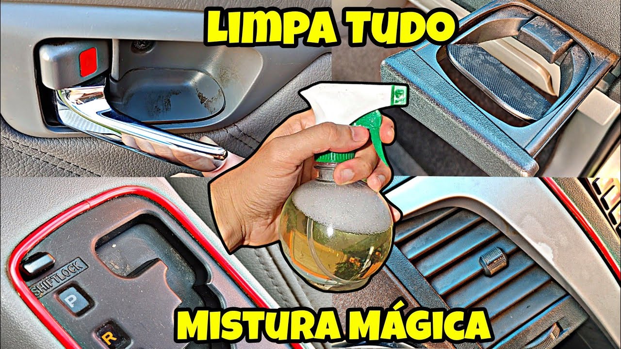 Receita Caseira Para Limpar Interna do Carro.