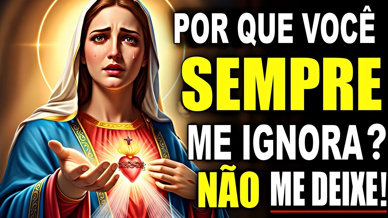 A VIRGEM MARIA DIZ: FILHO, ESTOU ESPERANDO VOCÊ, NÃO DEMORE!