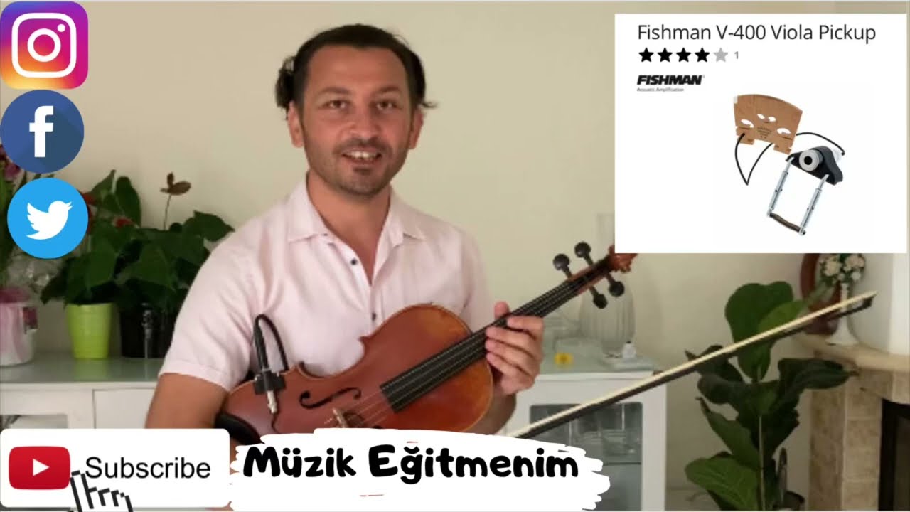 Fishman V-400 Viola Pickup Tanıtım 🎻🎶 #fishmanpickups #fishmanv400 #violin #viola #müzikeğitmenim