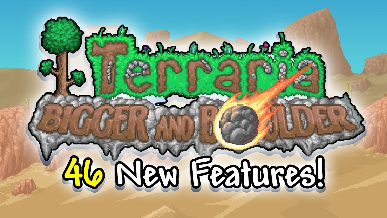 46 New Features in Terraria 1.4.5! [ Bigger and Boulder Trailer ]