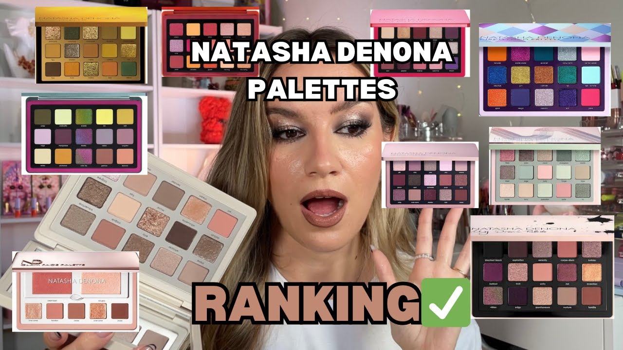RANKING NATASHA DENONA EYESHADOW PALETTES 2023💜