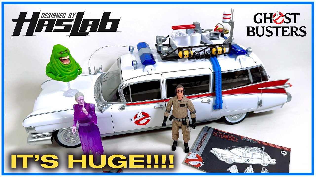 Обзор модели Cadillac Ambulance 1959 года от HasLab 1984 Ghostbusters Ecto-1 в масштабе 1/12, биб...