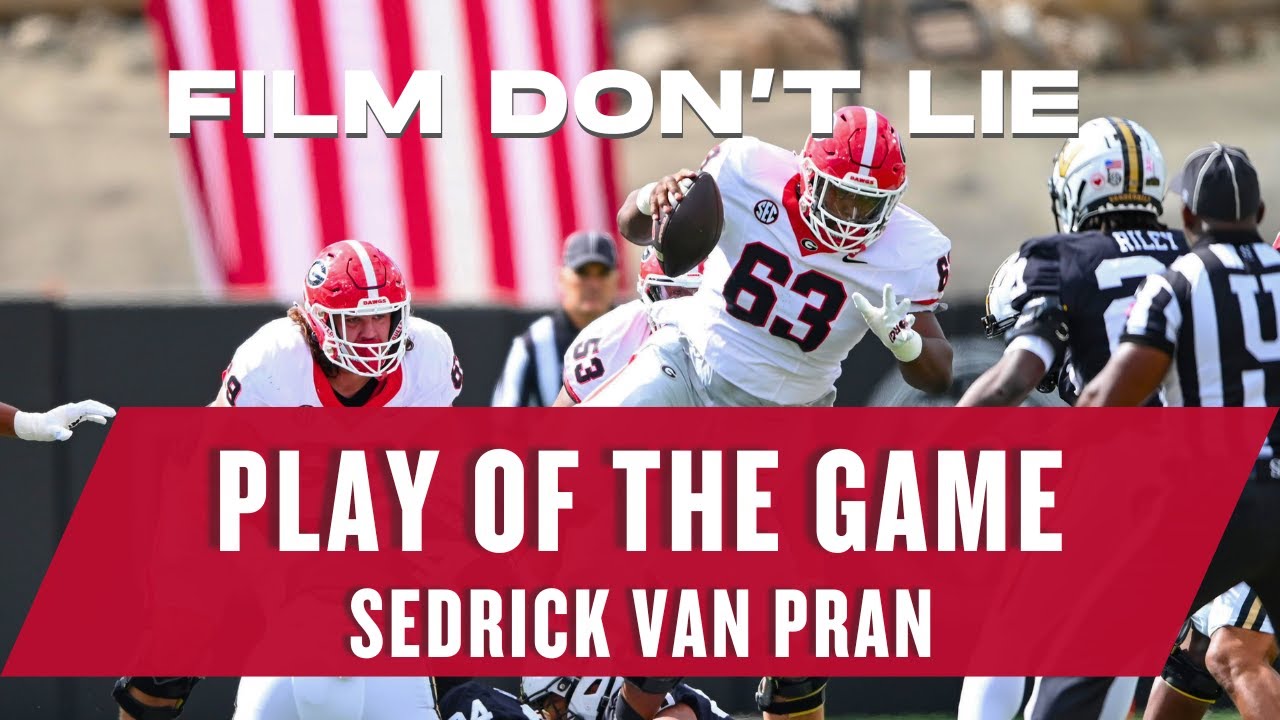 FILM DON'T LIE: Sedrick Van Pran's six yard gain