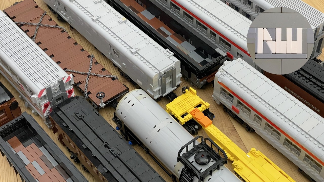 Ranking All My Rolling Stock (1:48 Scale #lego #trains)