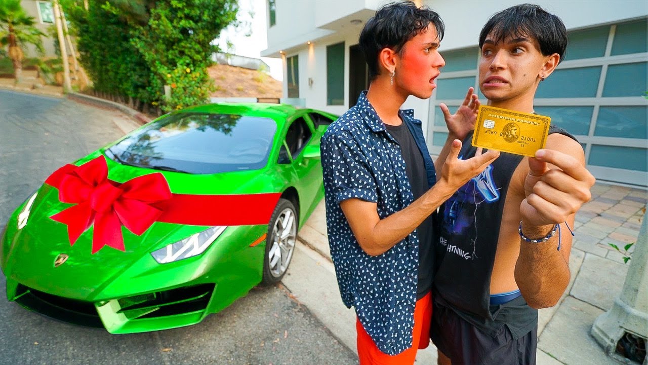 I STOLE His Credit Card And Bought A $200,000 Lamborghini..