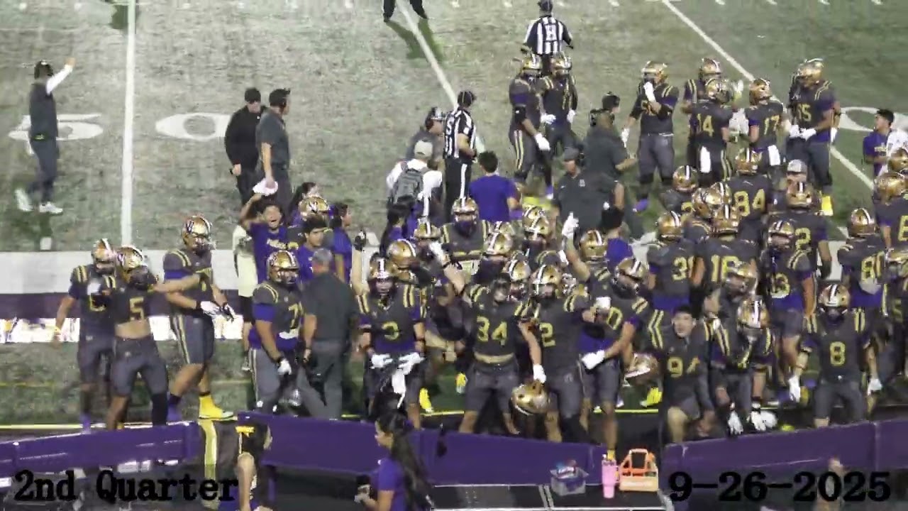 9-26-2025_2nd quarter: San Benito VS. Weslaco