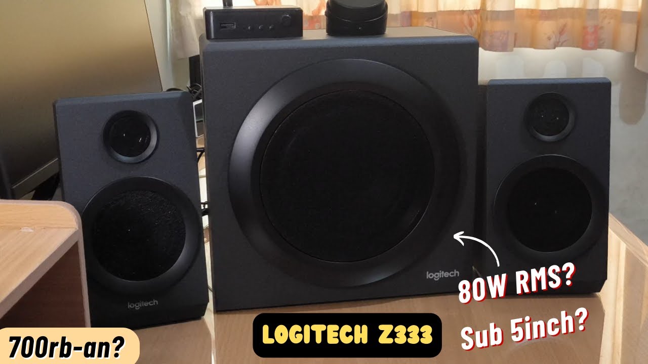 Speaker 2.1 700rb-an dengan Sub 5inch? | Review Logitech Z333