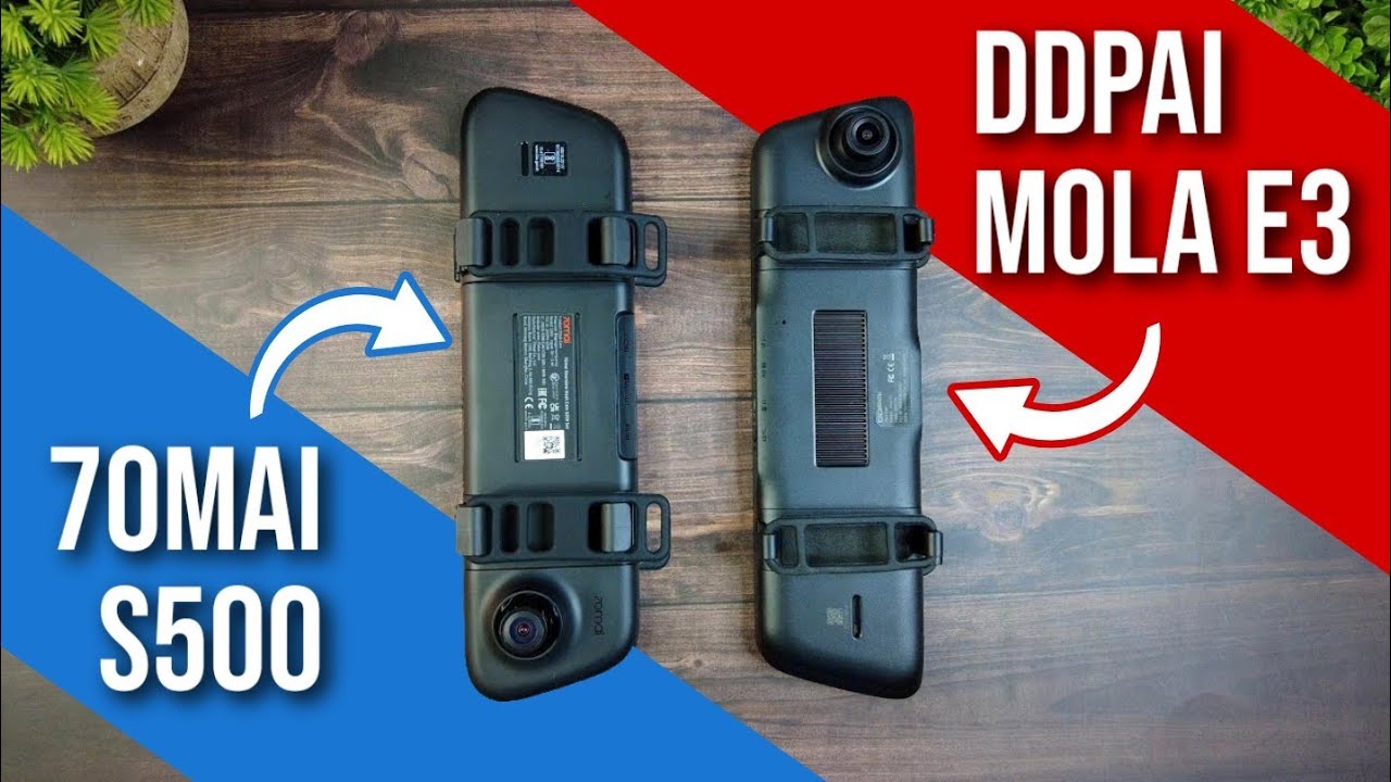 DDPAI Mola E3 vs 70mai S500 | Which Mirror Dashcam should you buy?  Comparison & Review | Gizmobeep