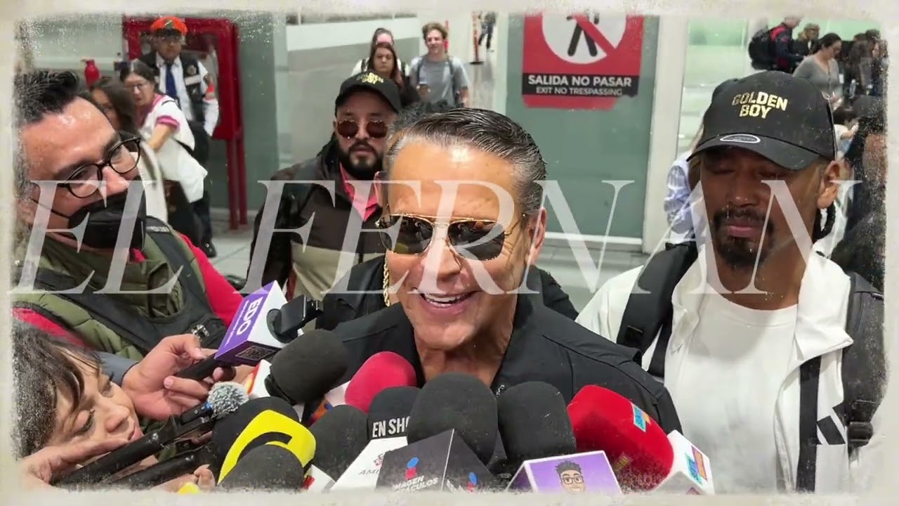 ALFREDO ADAME LLEGA A CDMX TRAS NOQUER A CARLOS TREJO EN RING ROYA, EL BESO FUE DE CABALLEROS.