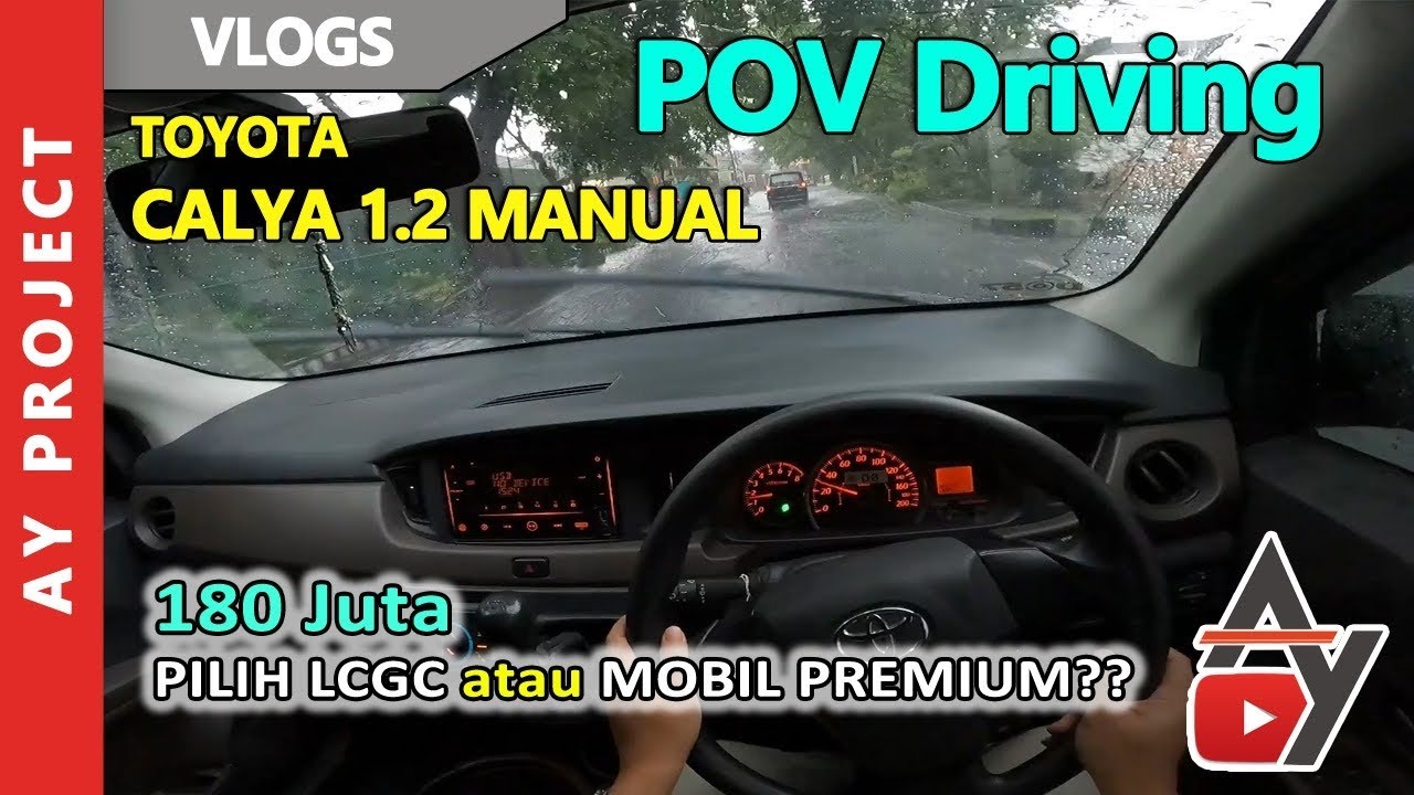 POV Driving Toyota Calya Manual 2019