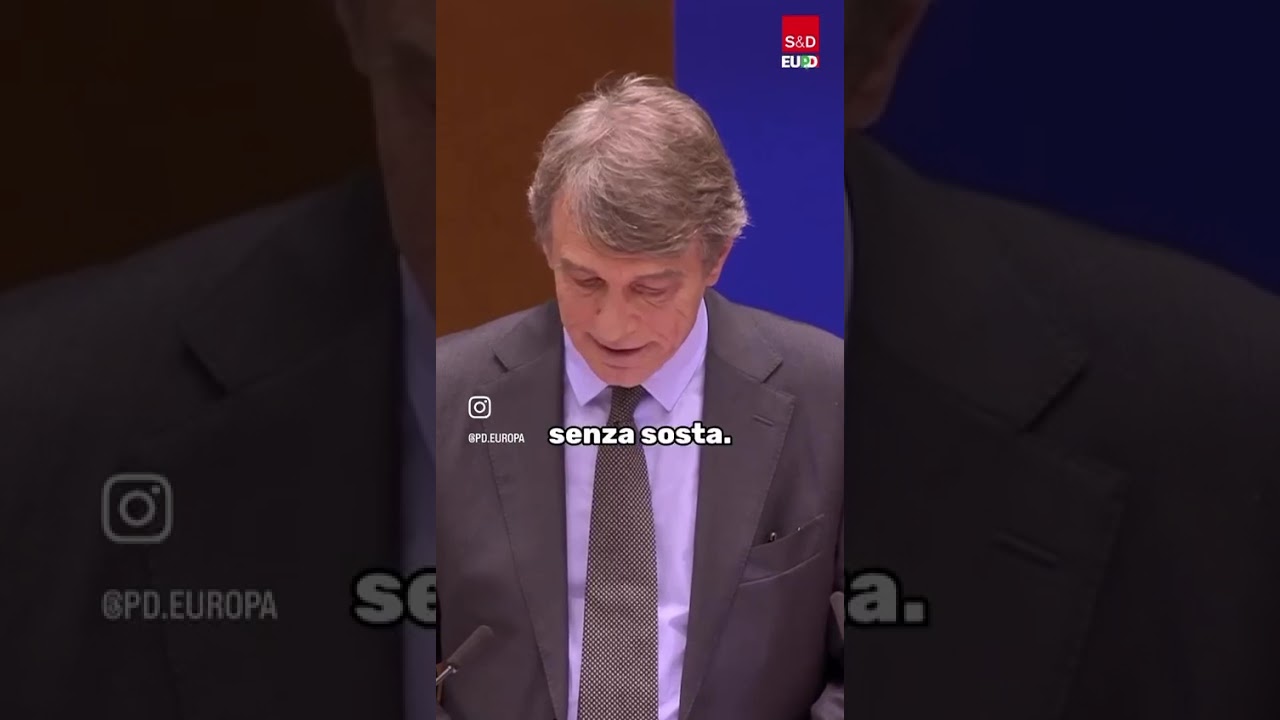 Sassoli, un vero europeo