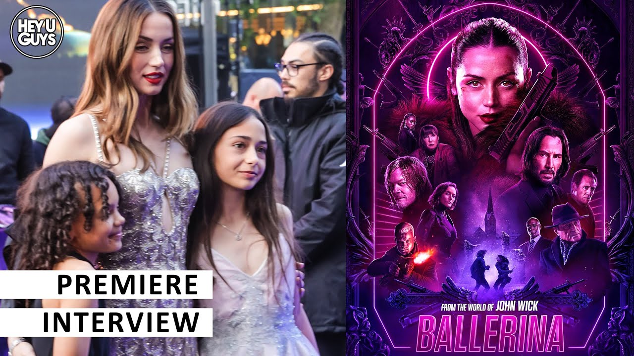 Ava Joyce Mccarthy & Victoria Comte | Ballerina World Premiere | Ana de Armas | John Wick Spin Off