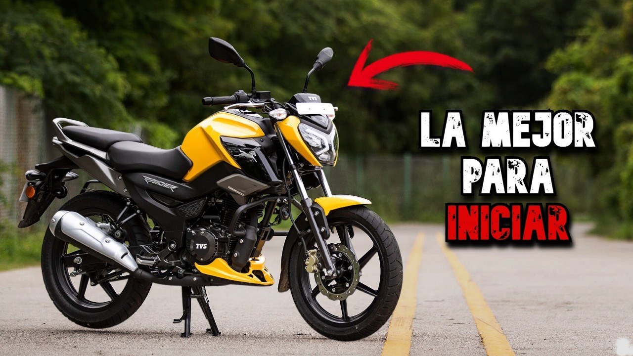 TVS Raider 125 la moto ideal para principiantes