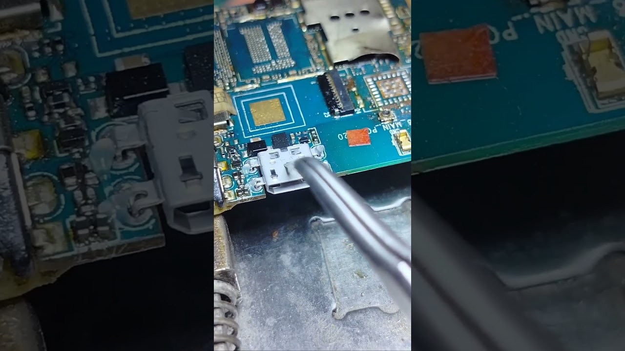How to replace micro USB charging port #mobile