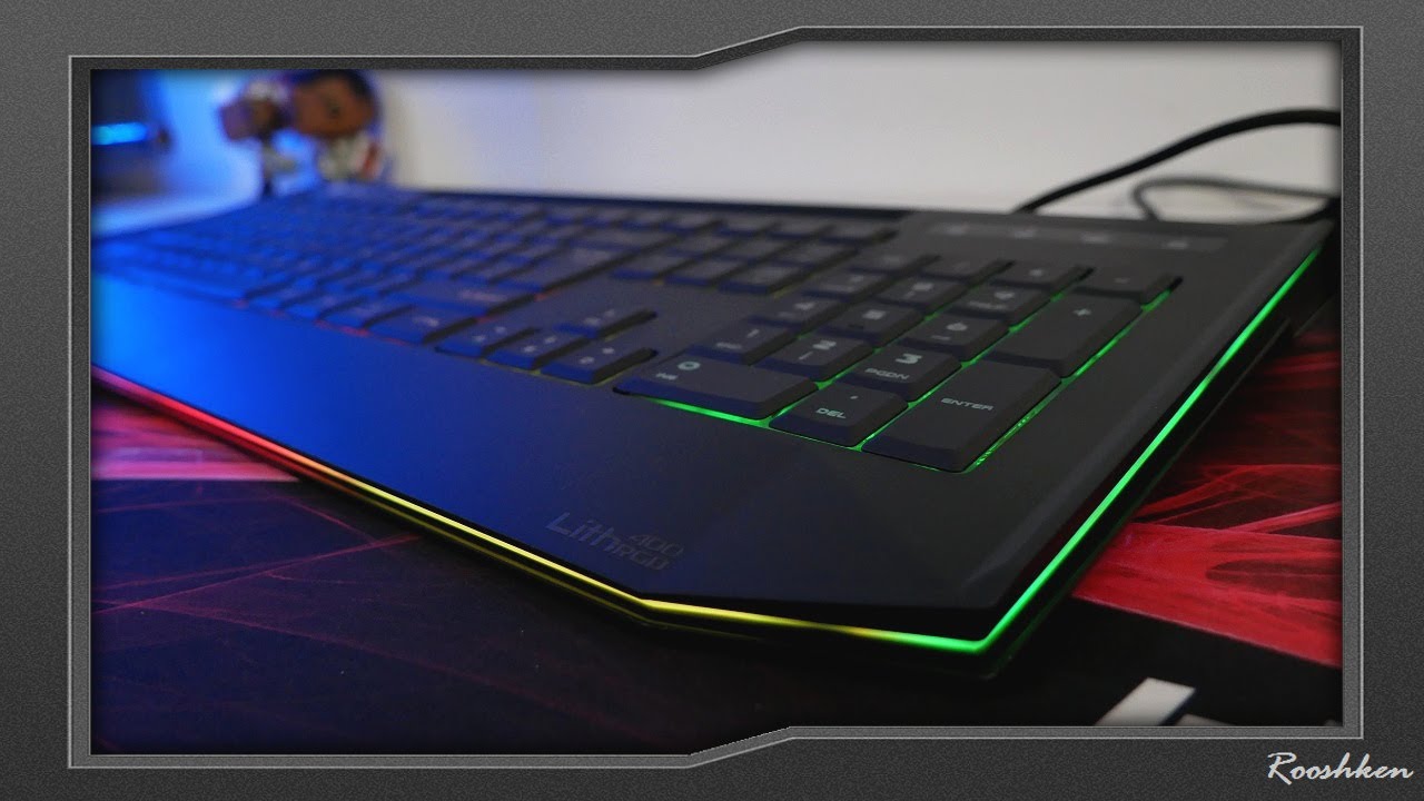 Genesis Lith 400 RGB - Klawiatura z cichym mechanizmem nożycowym i diodami RGB